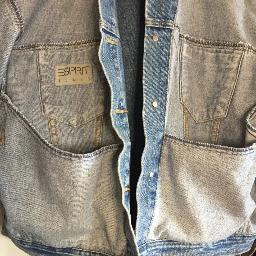 VINTAGE ESPRIT DENIM JACKET - Picture 8 of 9